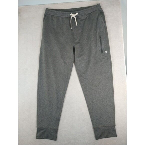 Vuori Mens Sunday Performance Jogger Gray XXL Drawstring S#V416 Athleisure - Picture 1 of 11